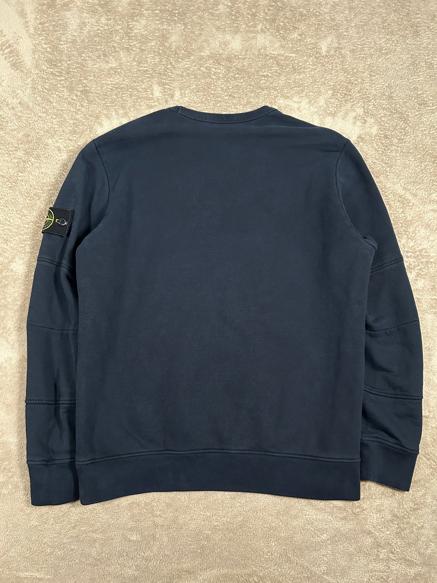 Stone Island Spellout Sweatshirt Navy