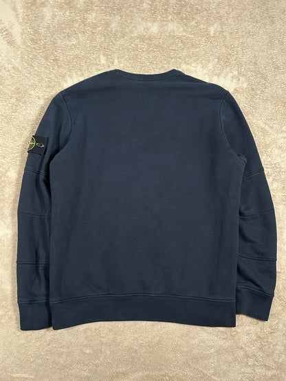 Stone Island Spellout Sweatshirt Navy