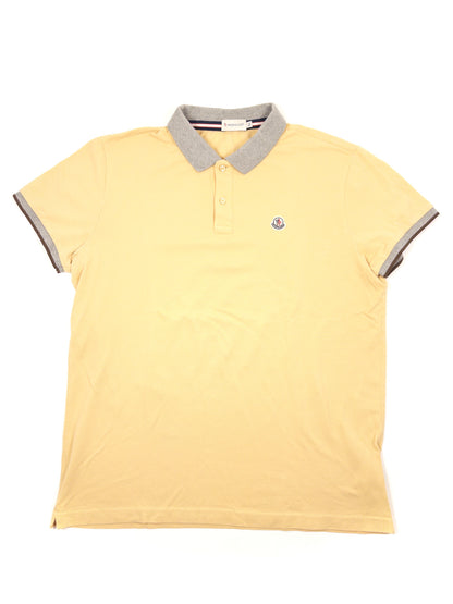 Moncler Polo Shirt Yellow