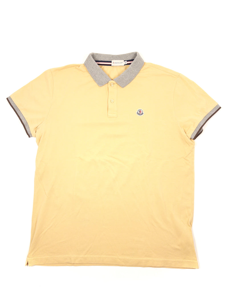 Moncler Polo Shirt Yellow