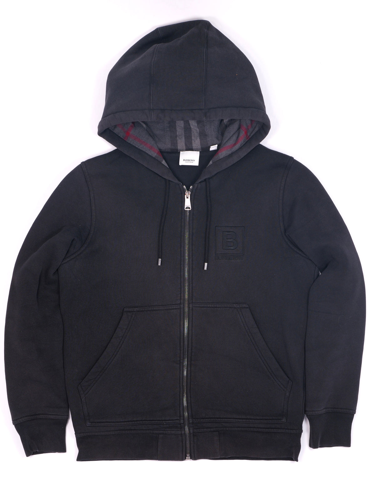Burberry Check Zip Hoodie