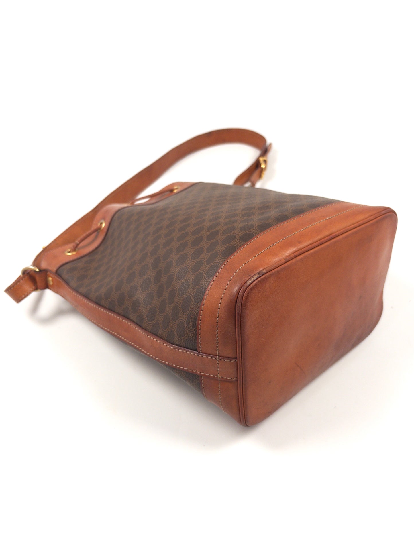 Celine Macadam Drawstring Shoulder Bag