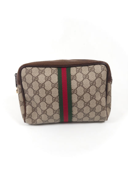 GUCCI GG Supreme Sherry Line clutch bag