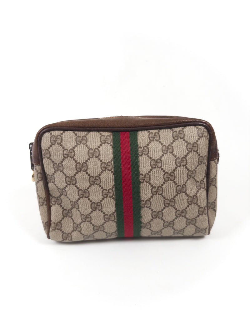 GUCCI GG Supreme Sherry Line clutch bag