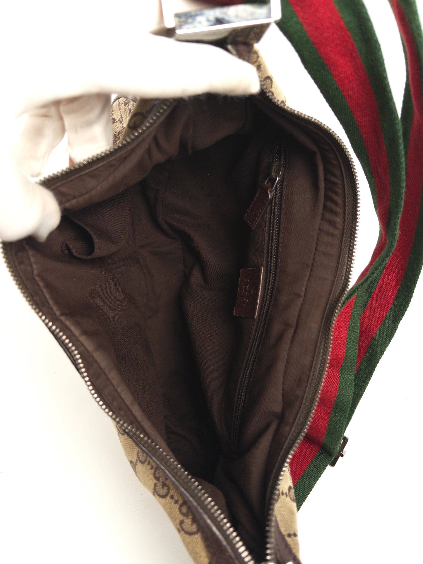 Gucci GG Canvas Sherry Line Shoulder Bag