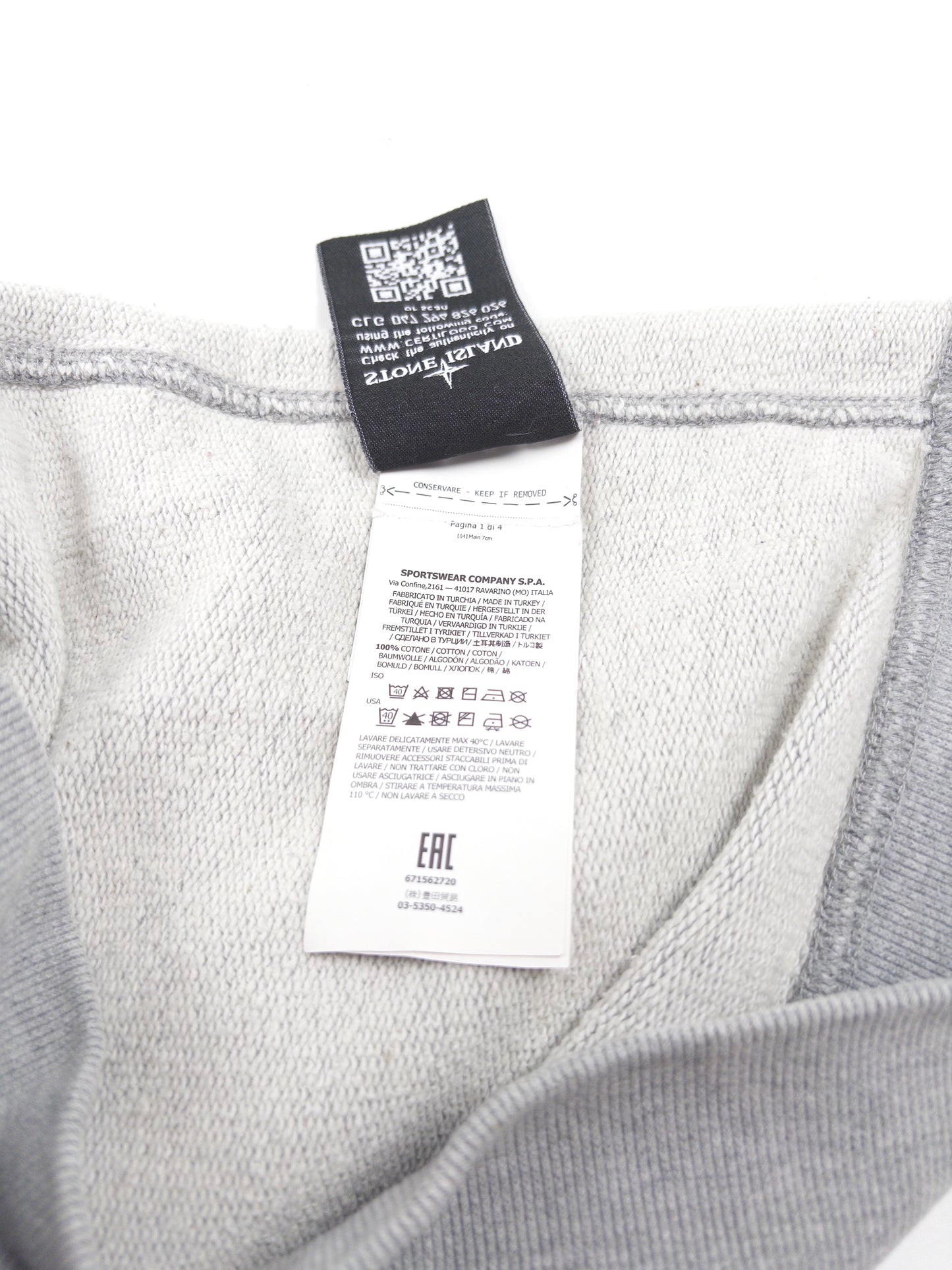Stone Island Cotton Sweatshirt