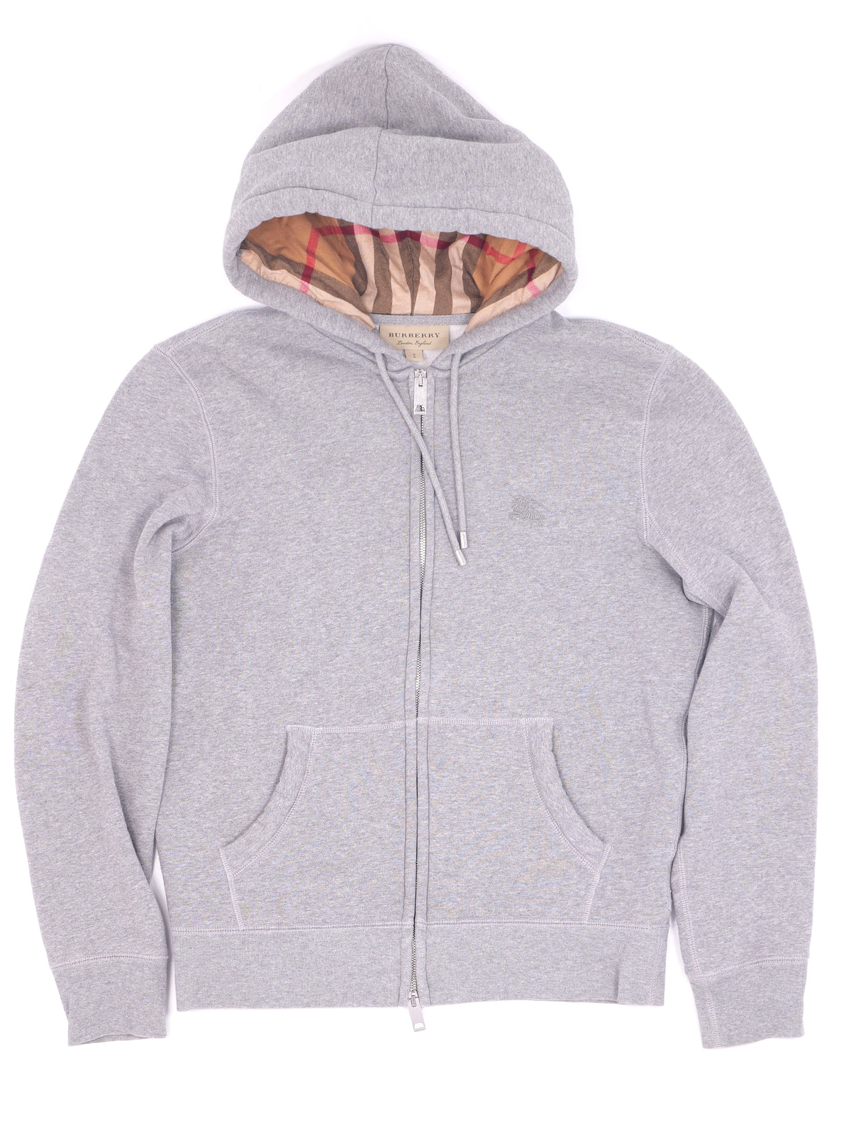 Burberry Check Zip Hoodie