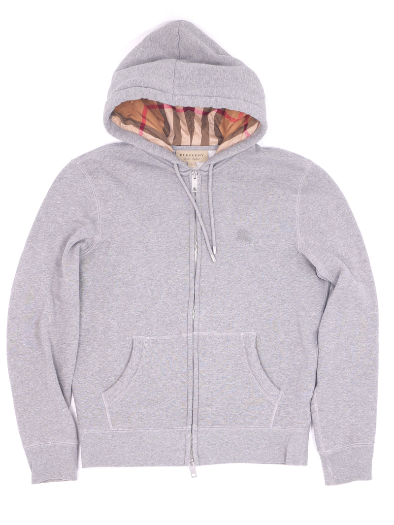 Burberry Check Zip Hoodie