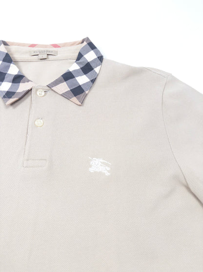 Burberry Check Collar Polo Shirt