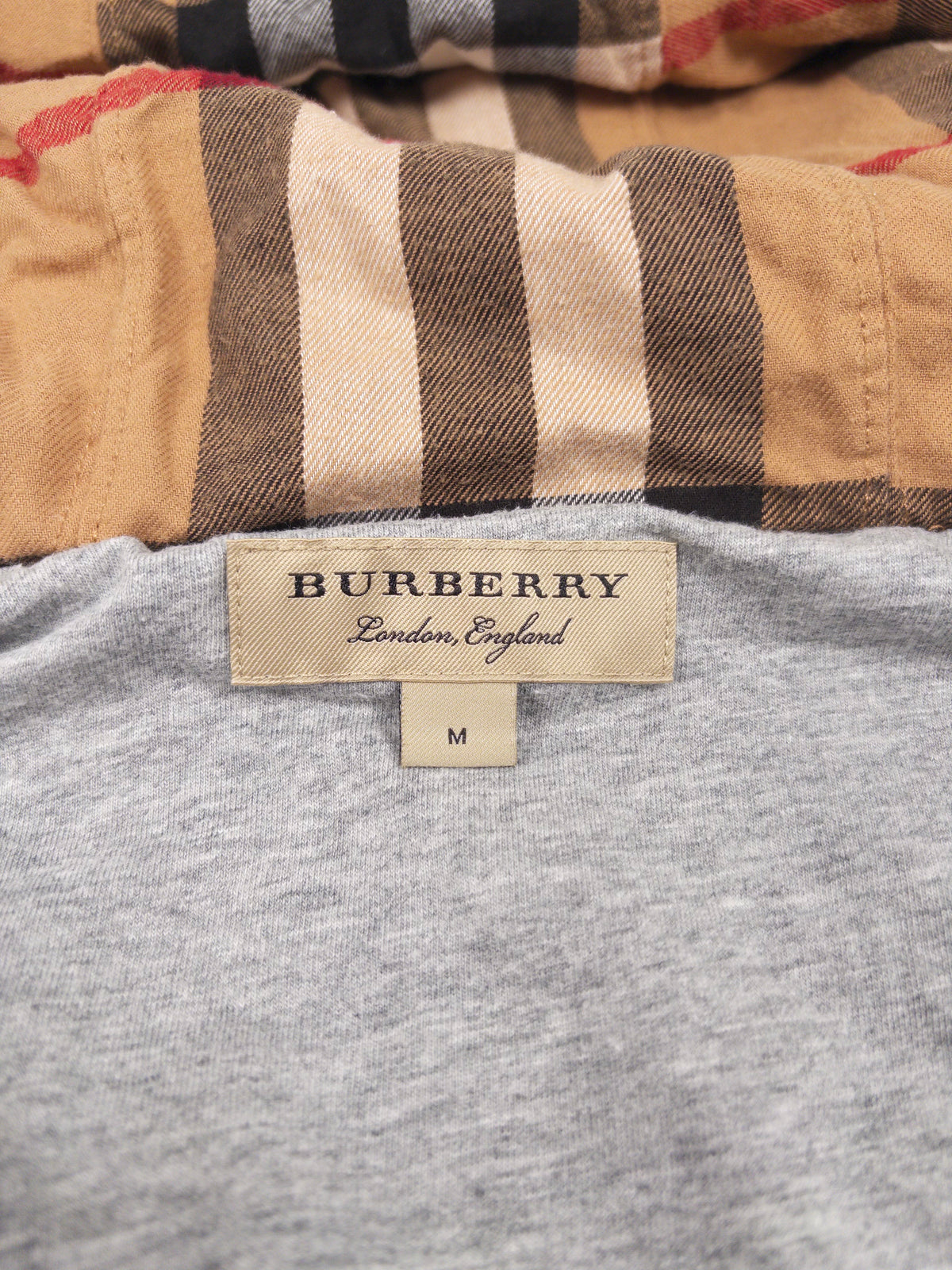 Burberry Check Zip Hoodie