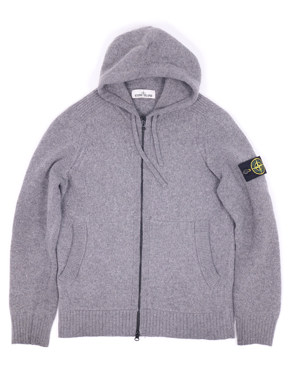 Stone Island Wool Zip Hoodie