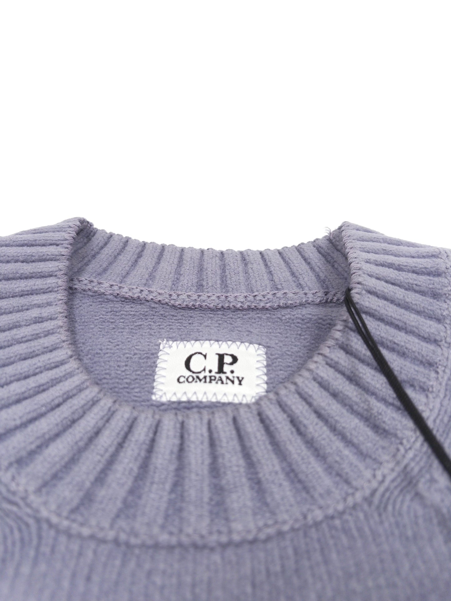 C.P. Company Cotton Chenille Crew Neck Sweatshirt - Lavender