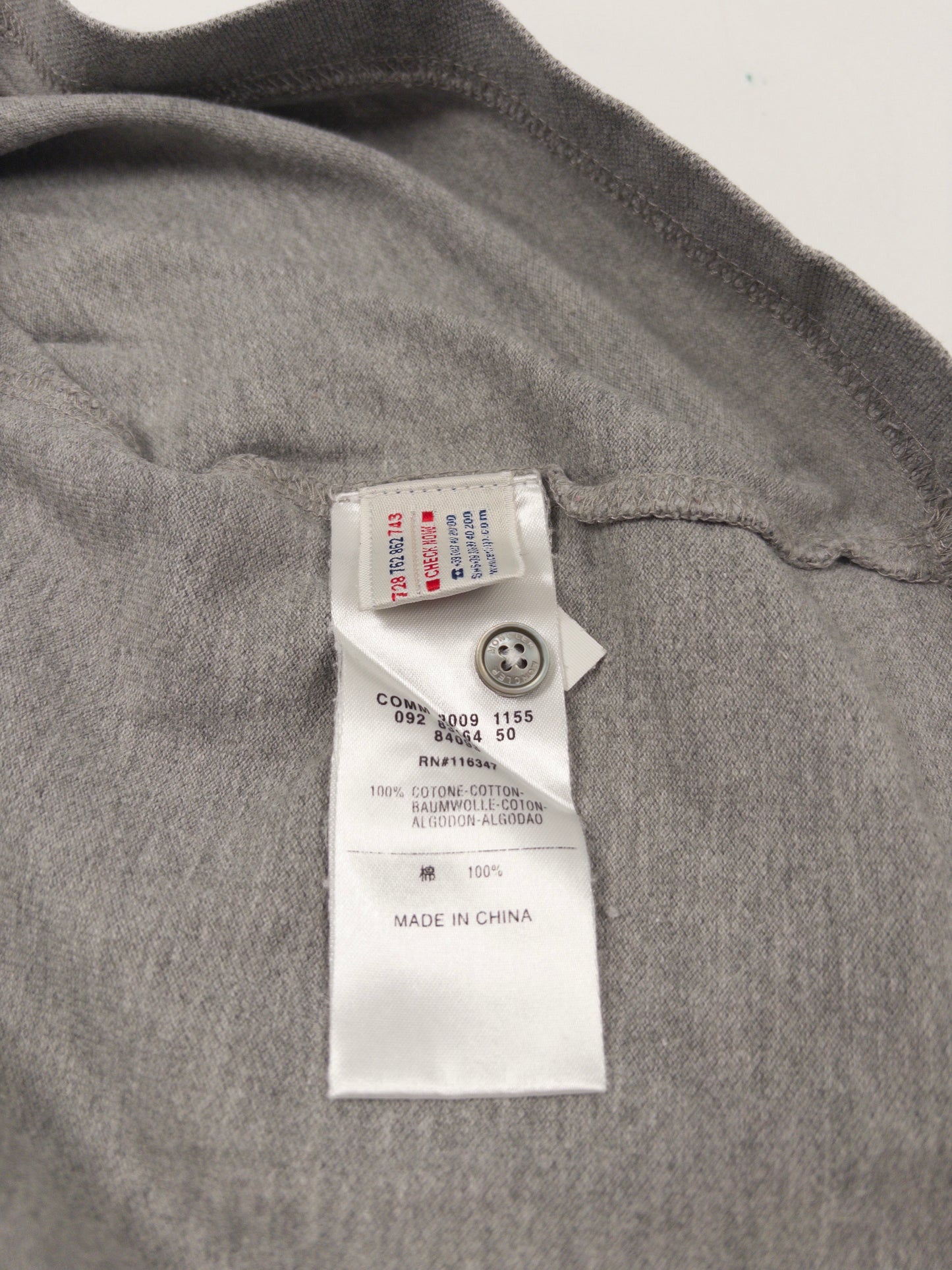 Moncler Polo Shirt Grey (Fits M)