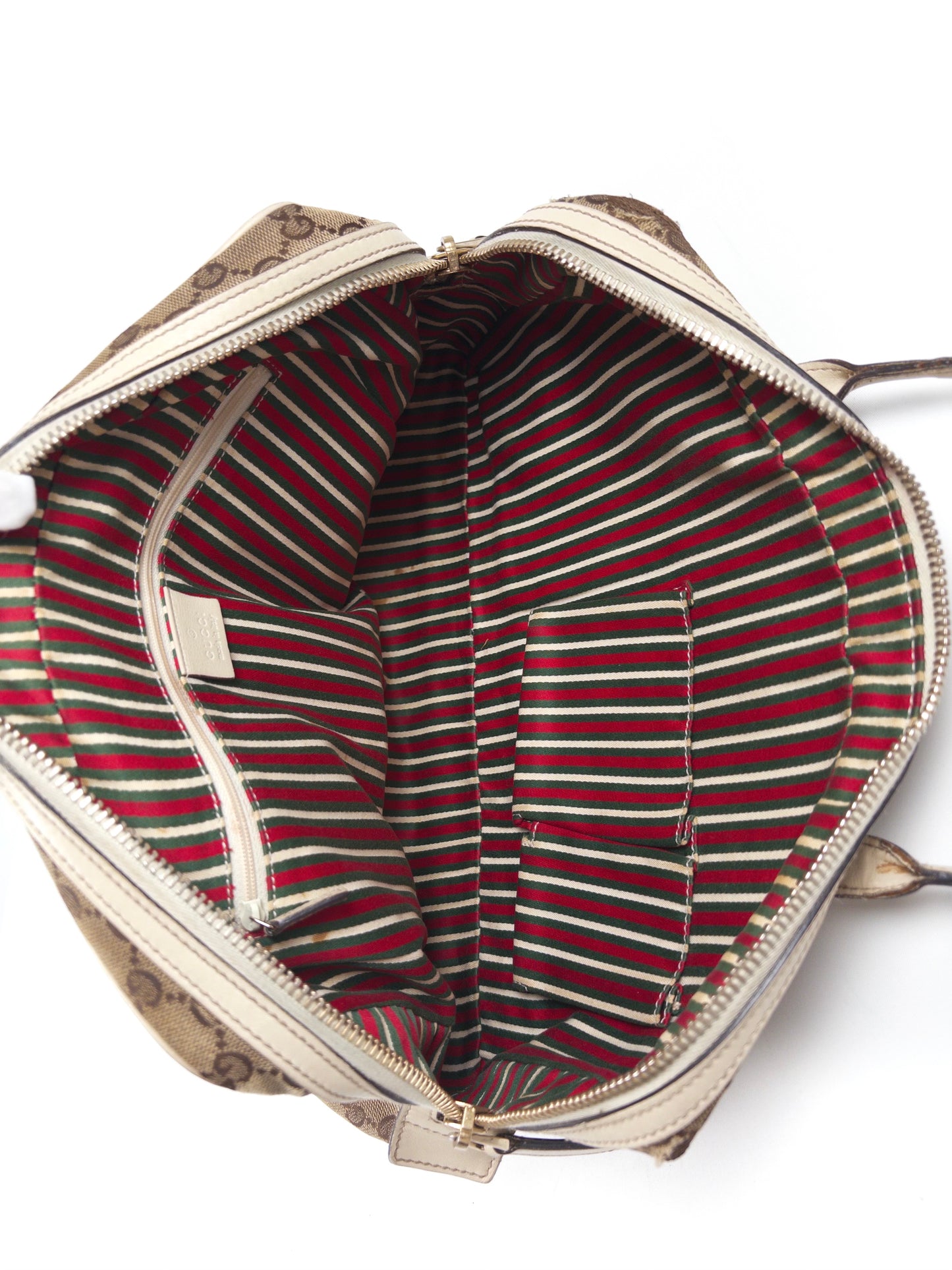 Gucci GG Canvas Britt Collection Boston Bag