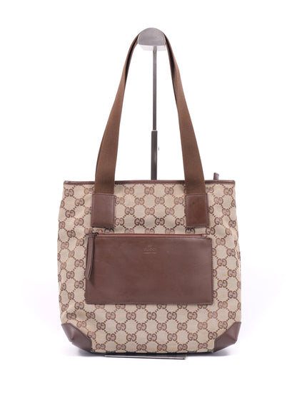Gucci GG Canvas Tote Shoulder Bag