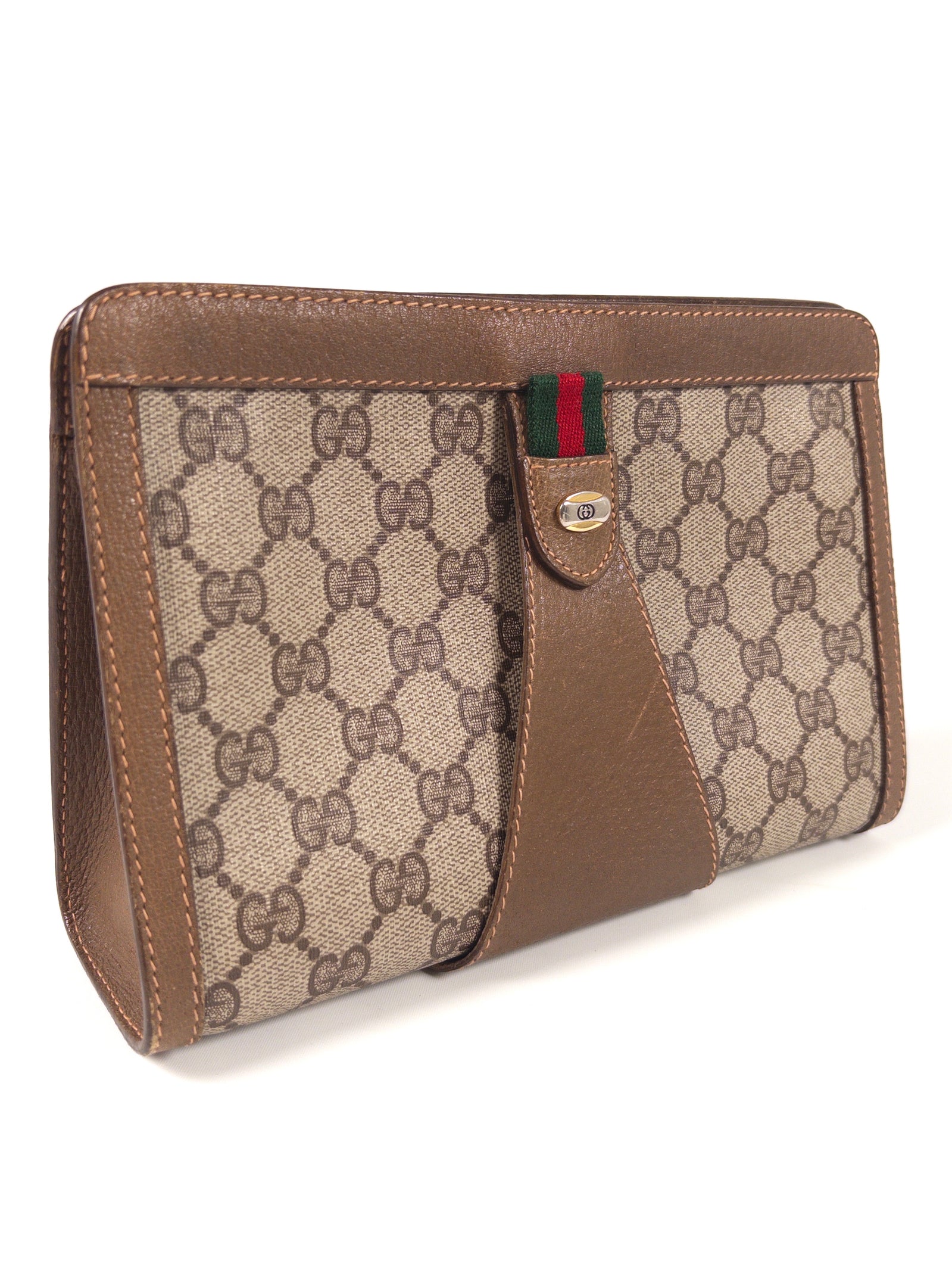 Gucci GG Supreme Clutch Bag