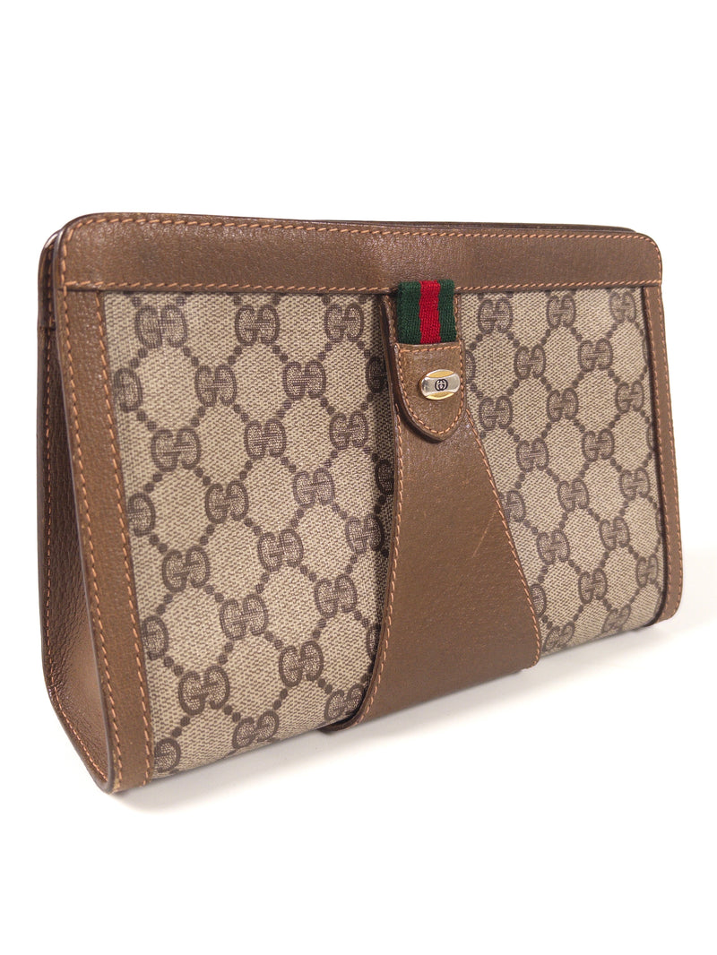 Gucci GG Supreme Clutch Bag