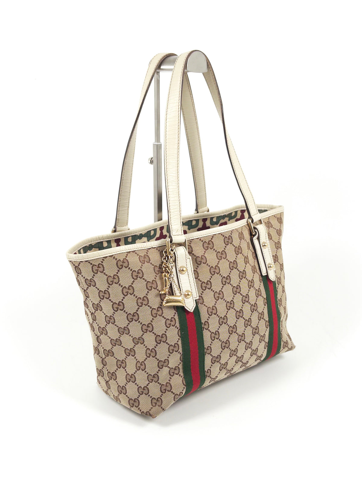 Gucci GG Canvas Jolicoeur Medium Tote with Charms