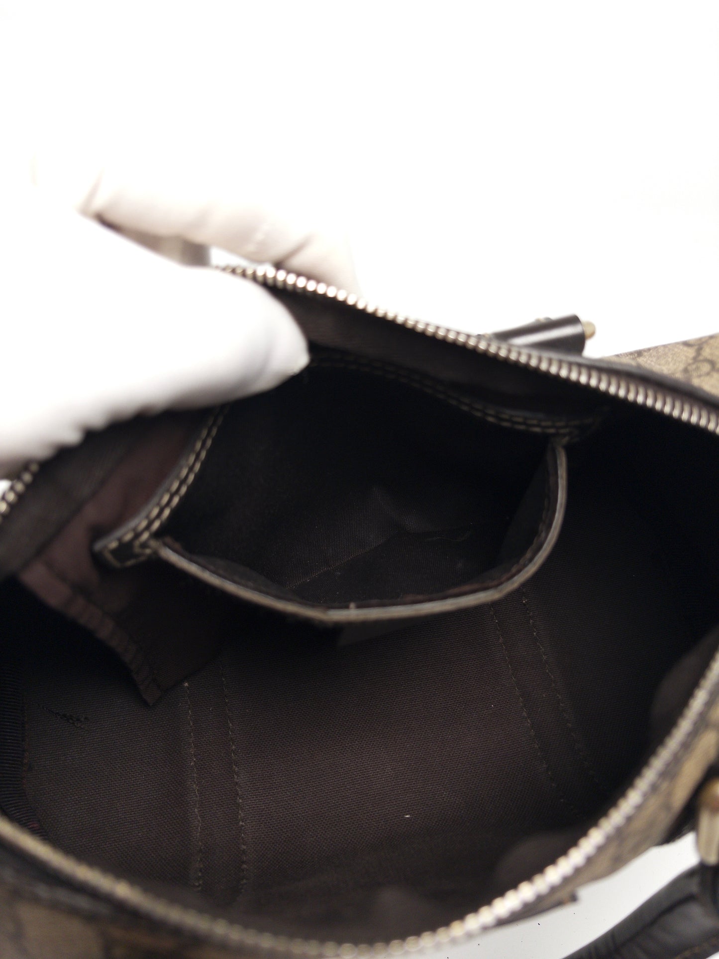 Gucci GG Supreme Mini Boston Bag