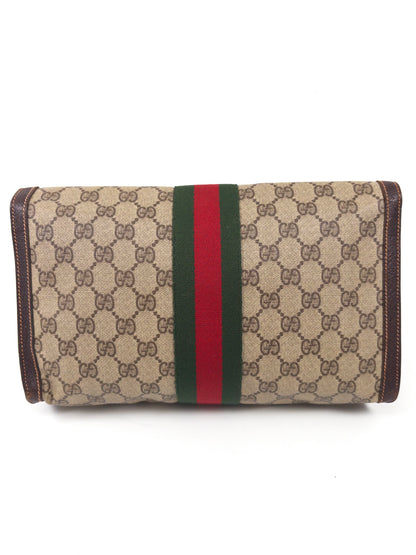 Gucci Sherry Line Supreme Clutch Bag