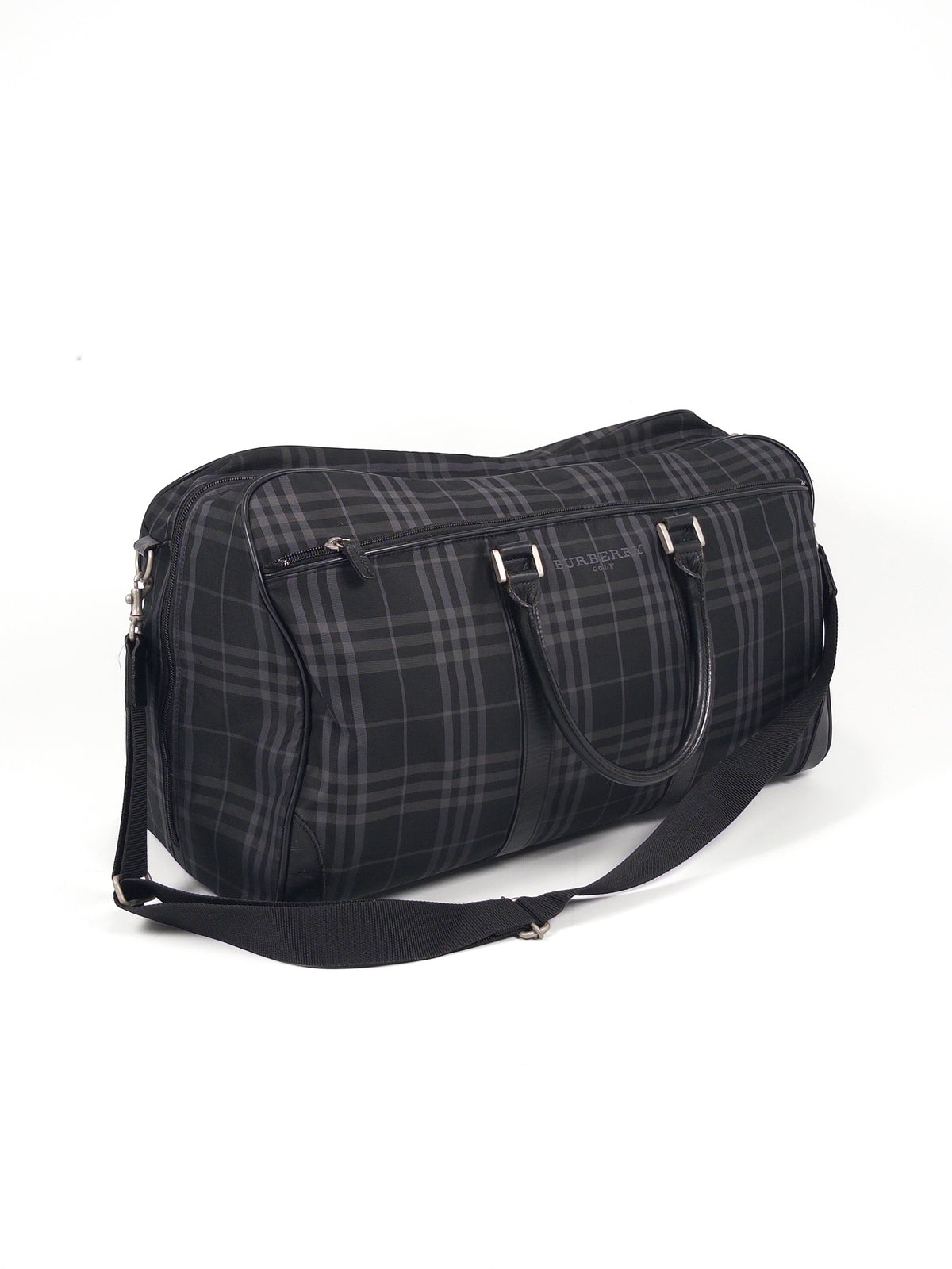 Burberry Check Boston Bag