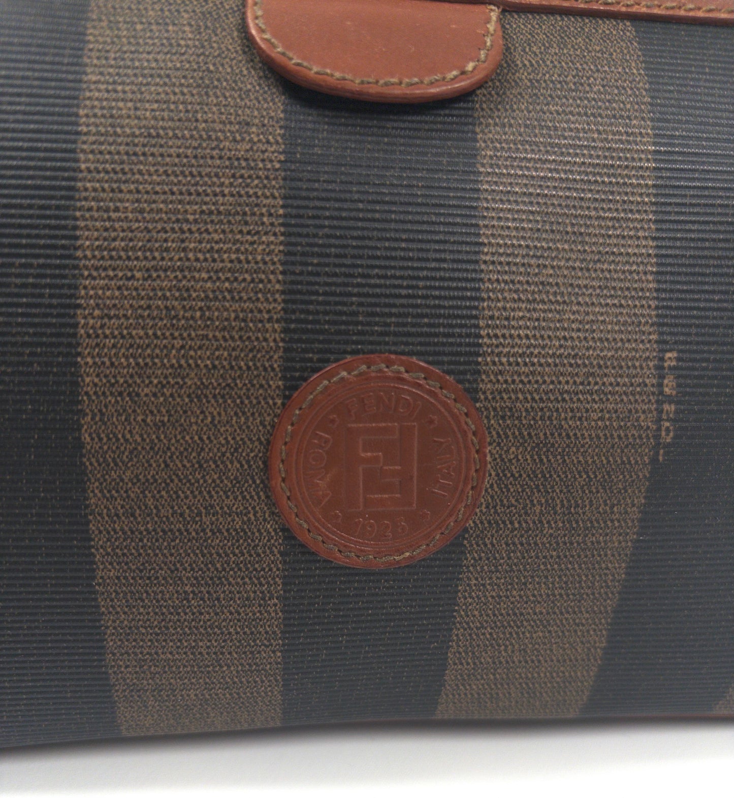 Fendi Pequot Stripe Clutch from the 80s