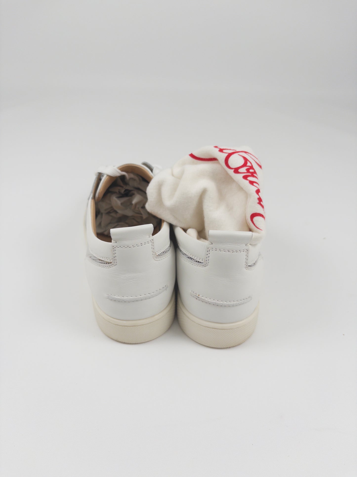 Christian Louboutin Silver Spikes Sneakers (Fits EU 43.5)