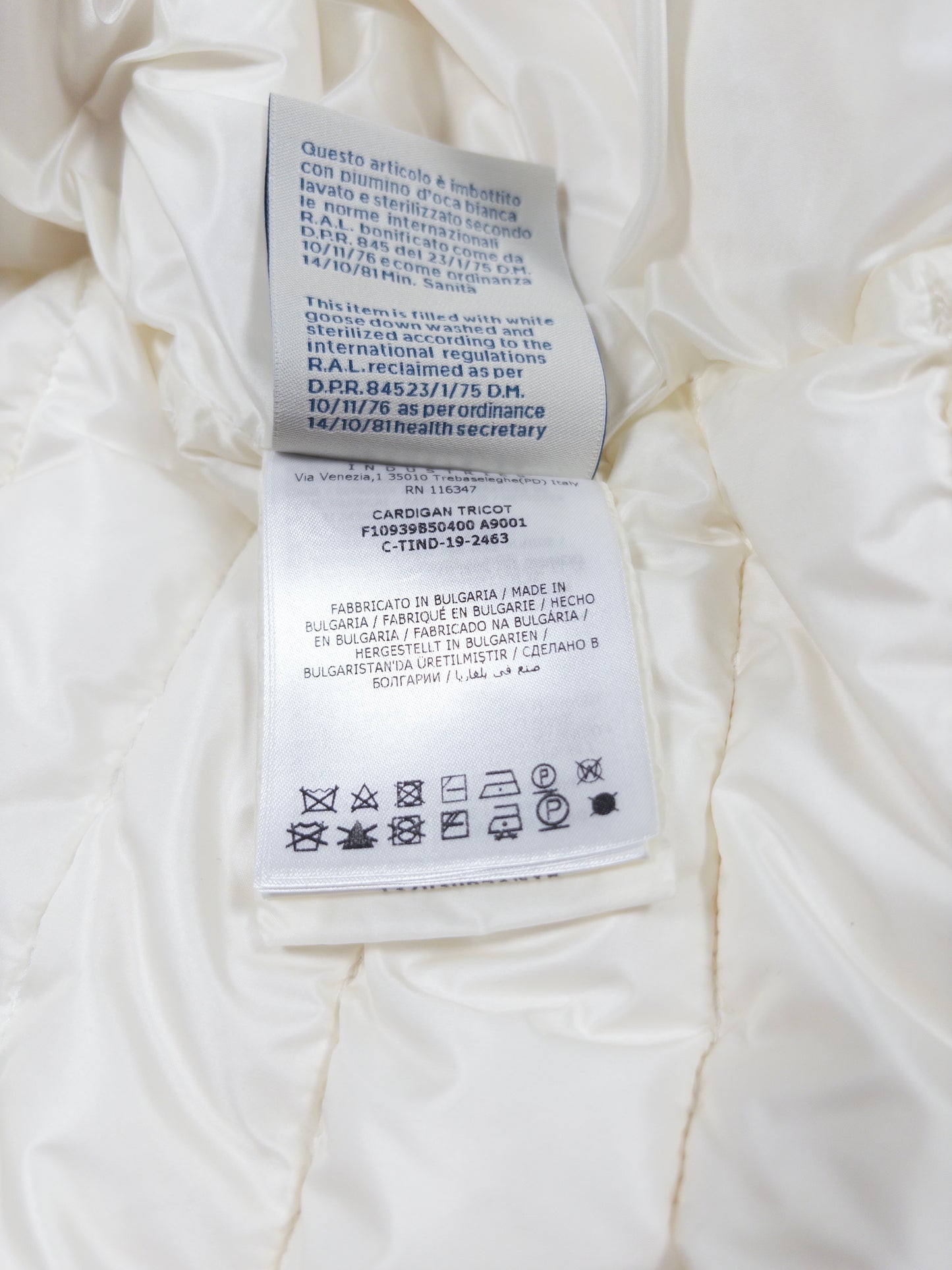 Moncler Women Down Cardigan (Fits L/XL)