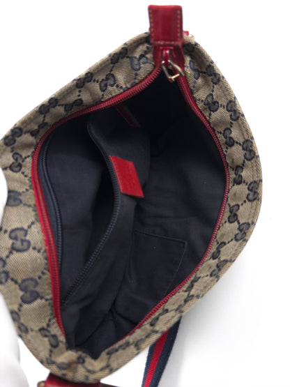 Gucci GG Crystal Sheline Canvas Shoulder Bag