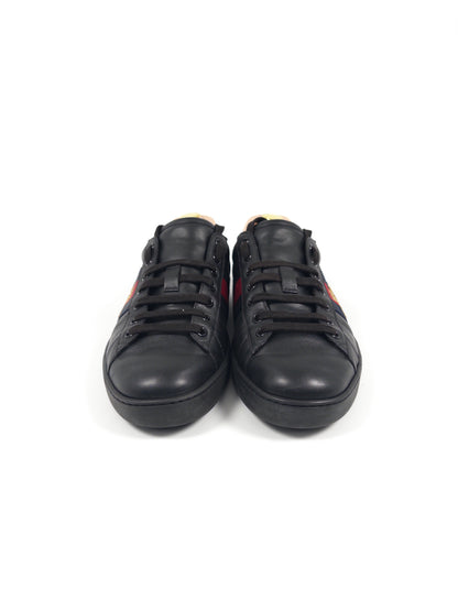 Gucci Ace Black Bee Sneakers (EU 43