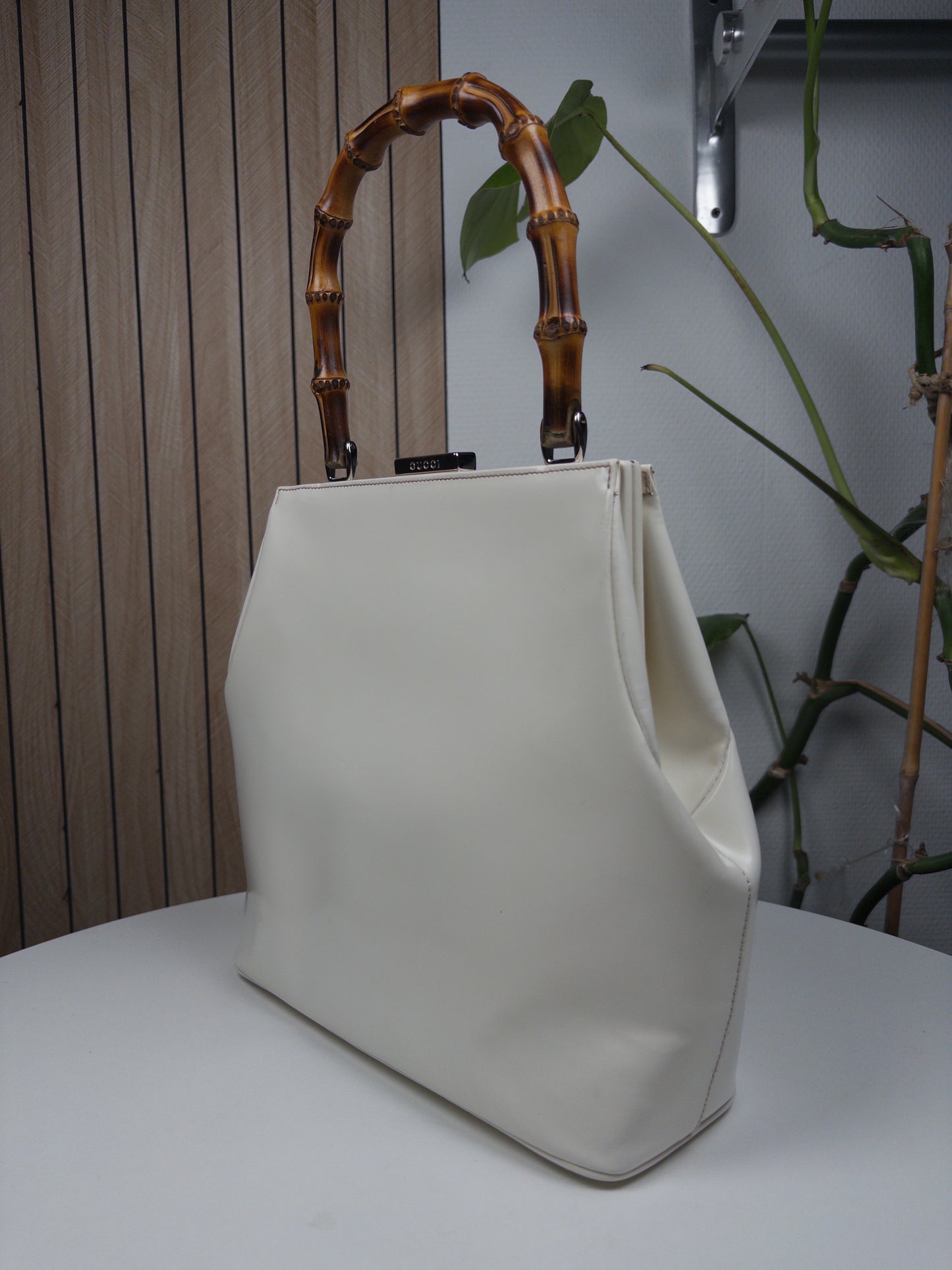 Gucci Bamboo White bag