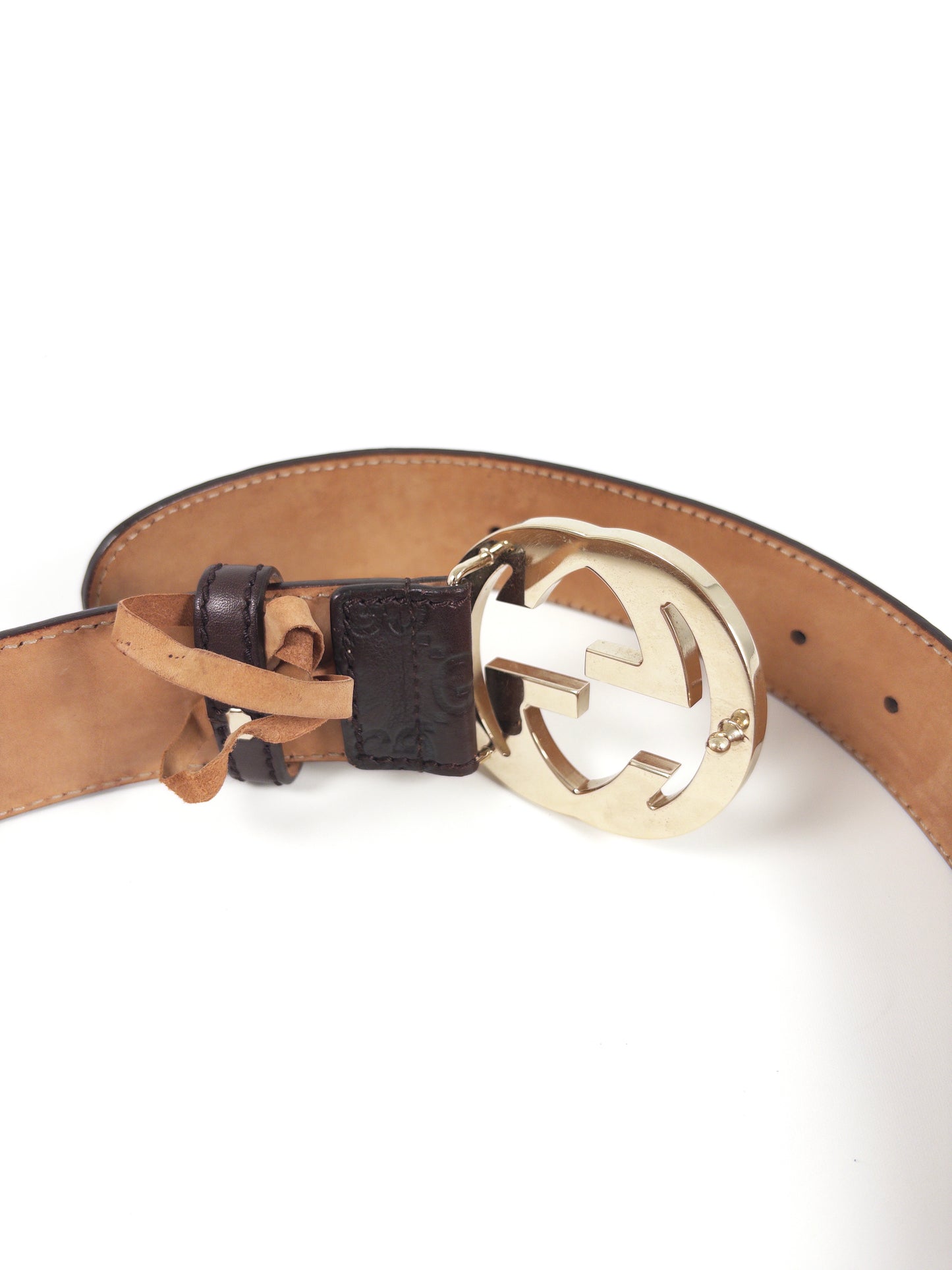 Gucci GG Leather Belt