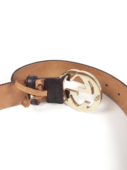 Gucci GG Leather Belt