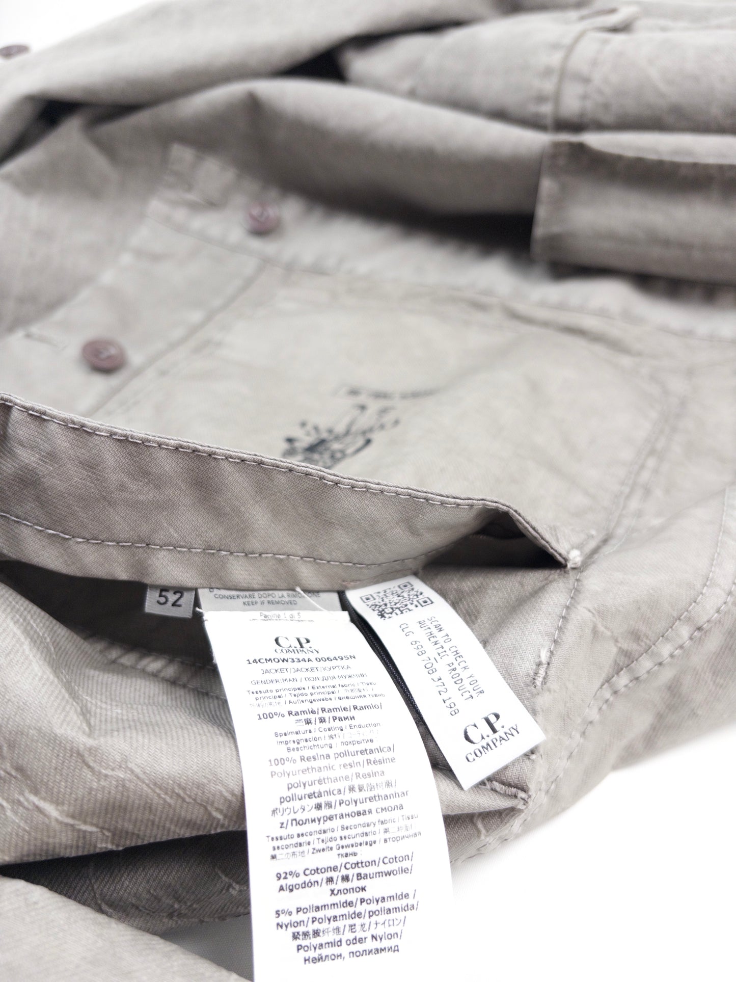 C.P. Company Ortica Twill BB Reversible Goggle Jacket