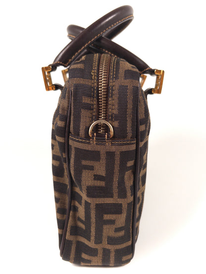 Fendi Zucca FF Top Handbag Vintage