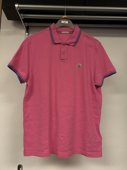 Moncler Striped Sleeve Polo Shirt 167