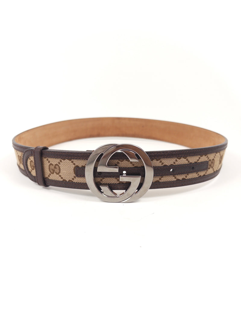 GUCCI GG Canvas Belt (W29-33)