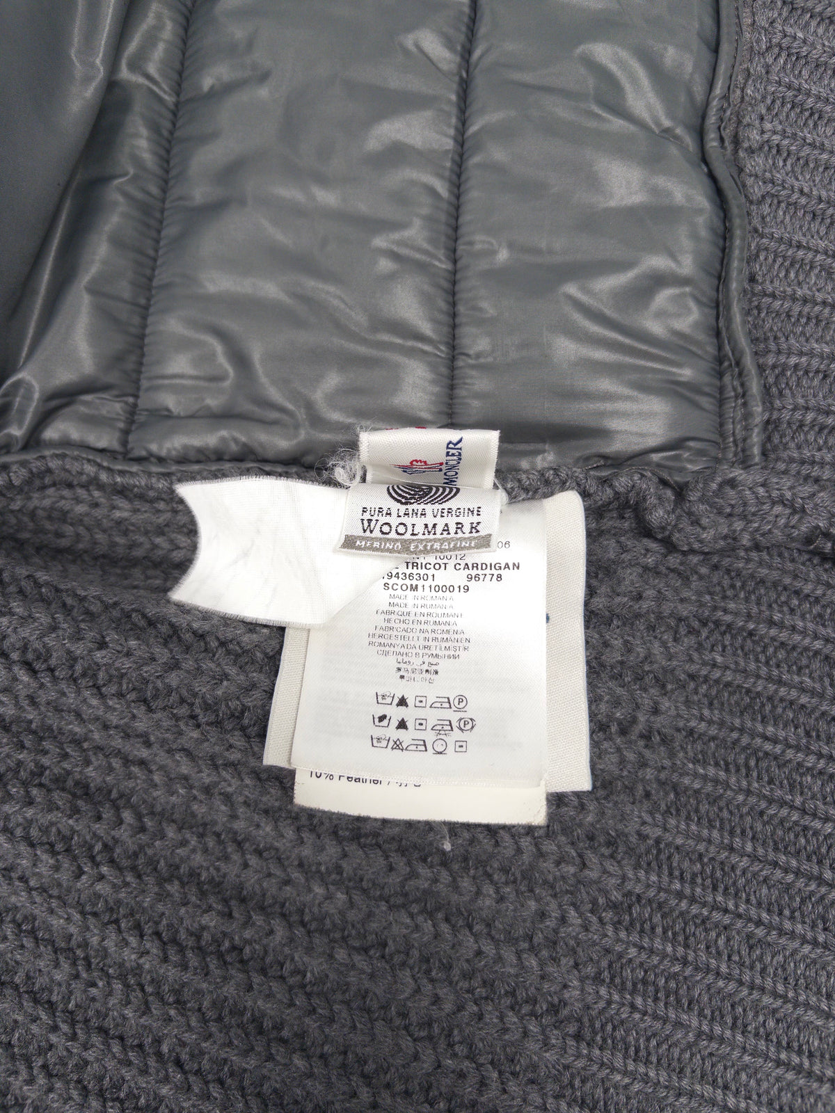 Moncler Wool Down Cardigan