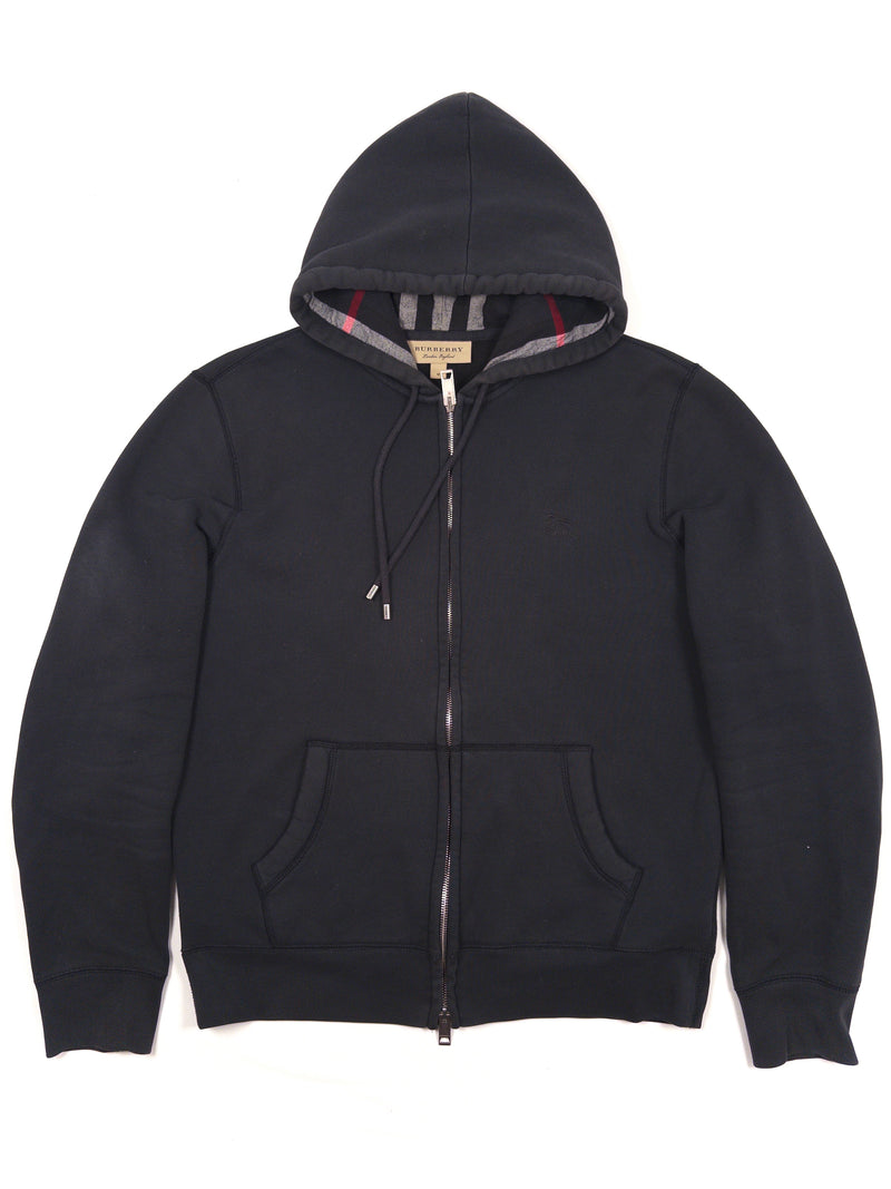 Burberry Check Zip Hoodie