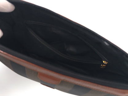 Fendi Pequot Stripe Clutch from the 80s