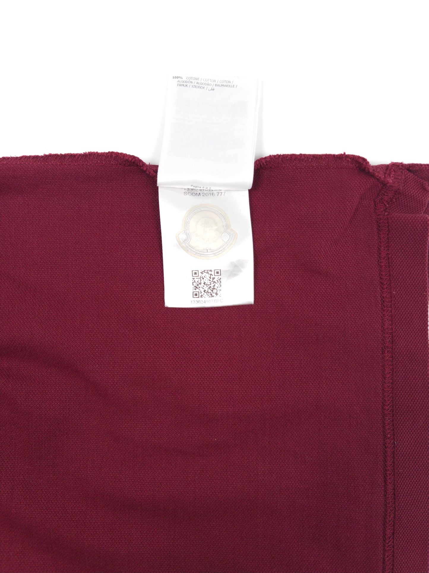 Moncler Striped Sleeve Polo Shirt