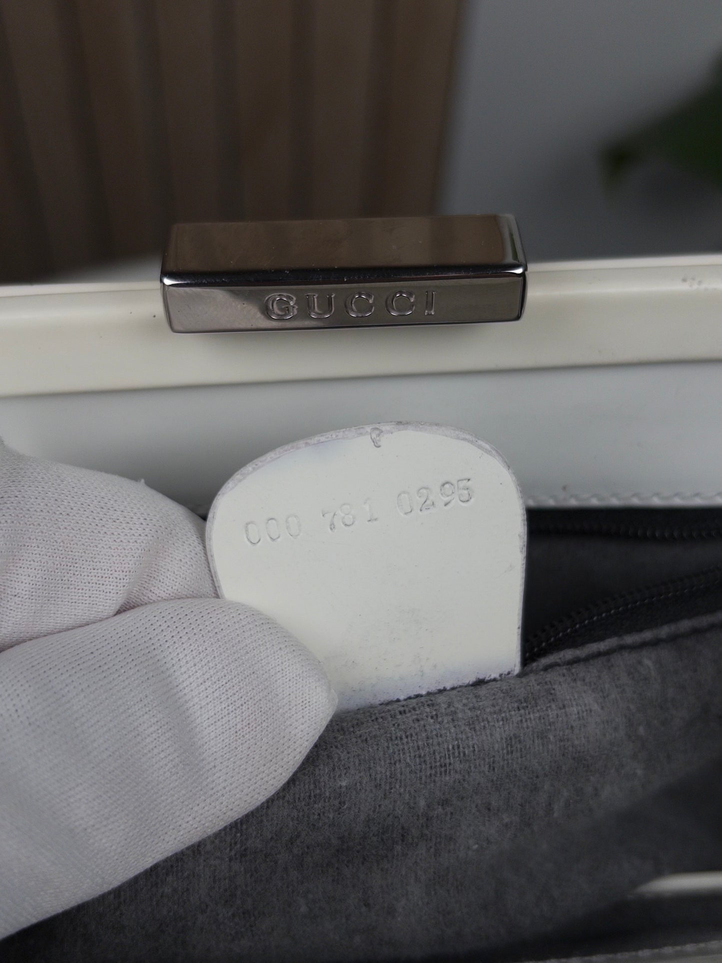 Gucci Bamboo White bag