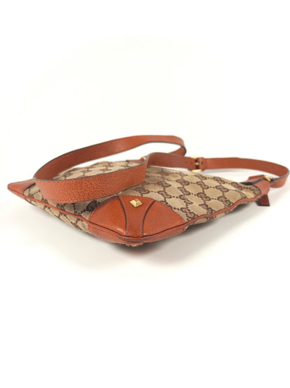 Gucci GG Canvas Studded Shoulder Bag / Crossbody Bag