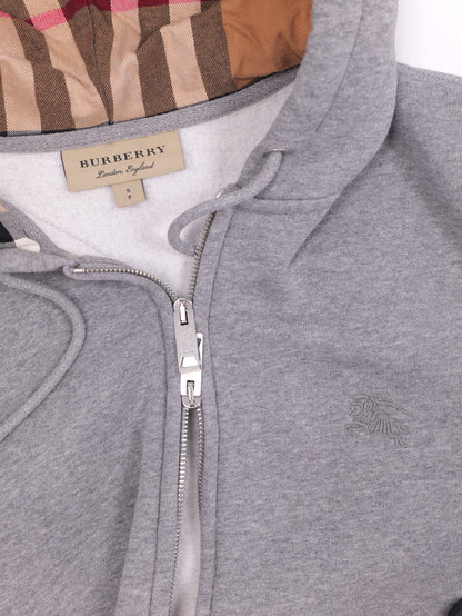 Burberry Check Zip Hoodie
