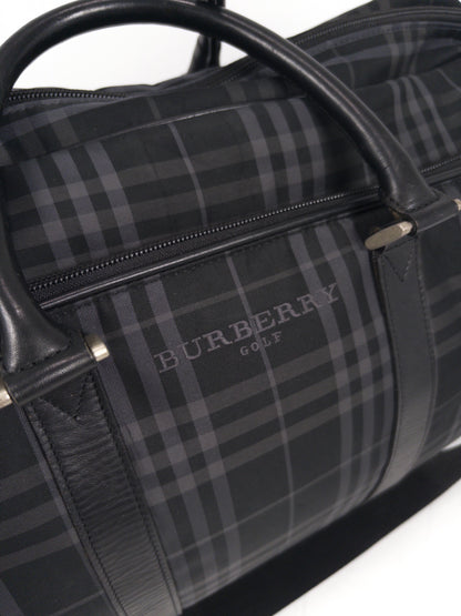 Burberry Check Boston Bag