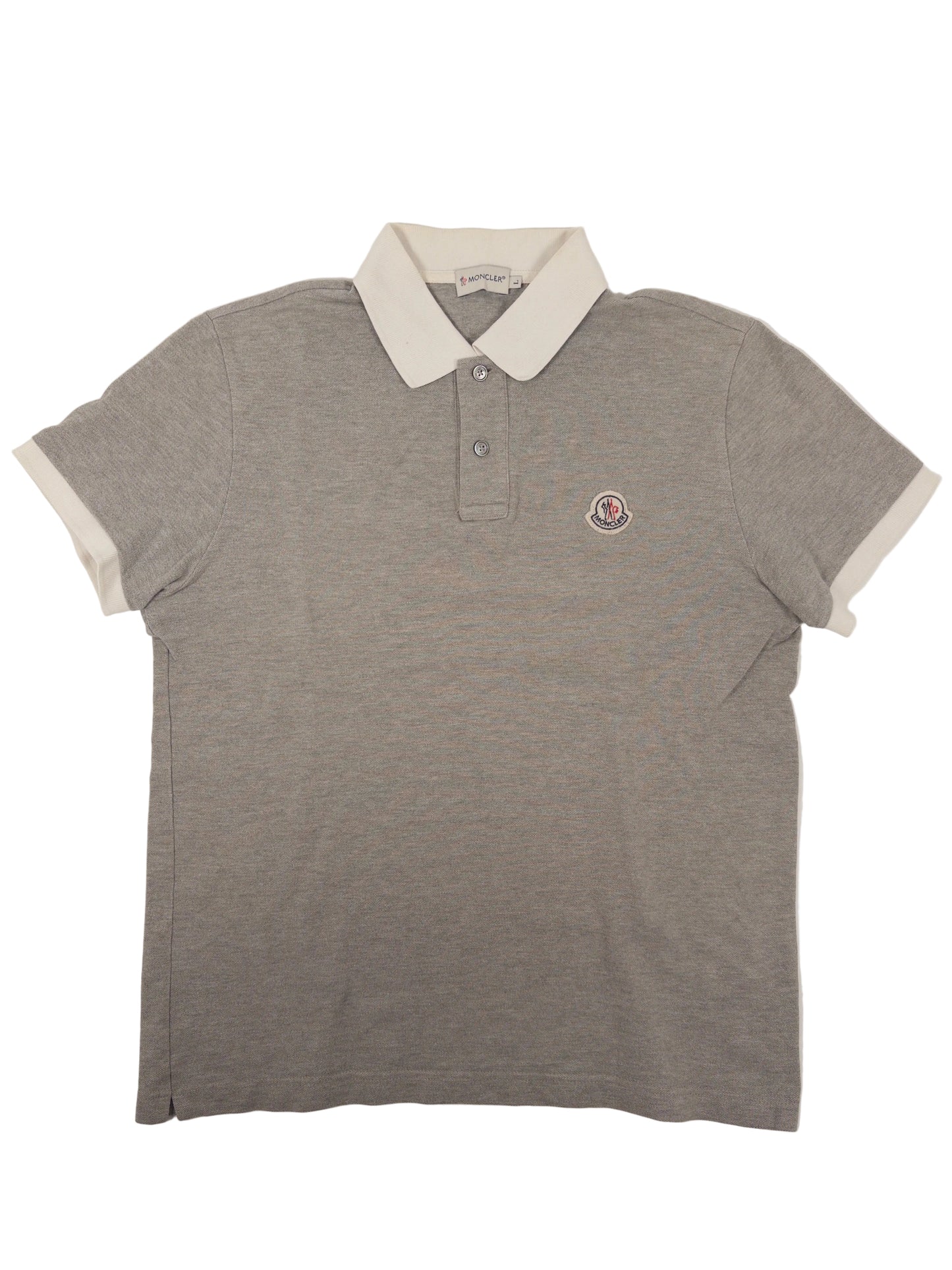 Moncler Polo Shirt Grey (Fits M)