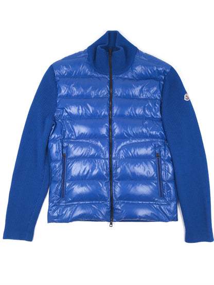 Moncler Tricolour Down Cardigan (Fits L)