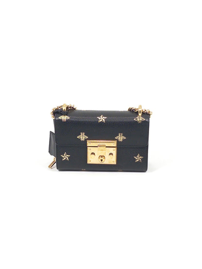Gucci Padlock Star Bee Chain Bag