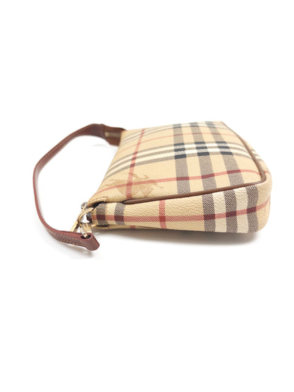 Burberry Haymarket Check Pochette Bag
