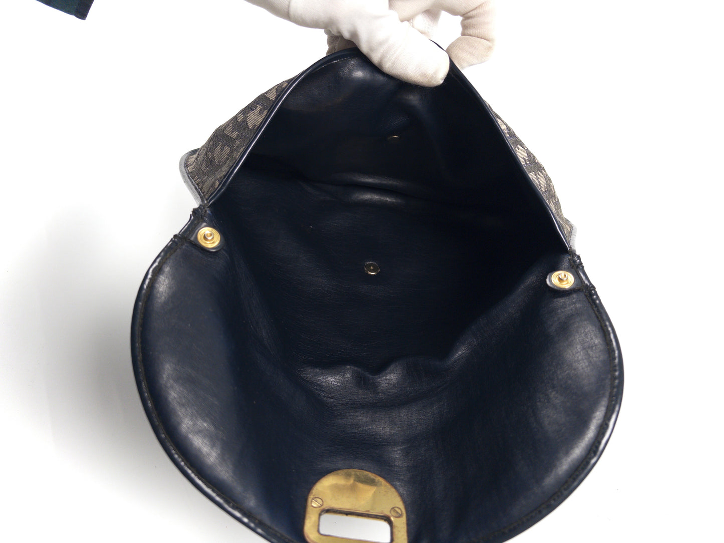 Christian Dior Oblique Canvas Clutch Bag